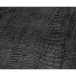 Musta käsinkudottu viskoosimatto (jane) 120x180 ehjä