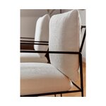 Black and white design chair (Wayne) intact
