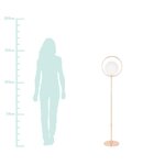 Golden design floor lamp saint (globen lighting) with beauty flaws.