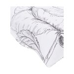 White floral cotton bedding set (keno) intact