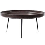Dark brown design coffee table bowl (mater) whole, in a box