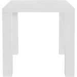 Valkoinen kiiltävä ruokapöytä (80x80)