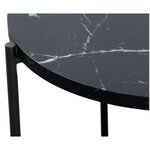 Sohvapöytä mustalla marmorijäljitelmällä (fria)