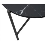 Sohvapöytä mustalla marmorijäljitelmällä (fria)
