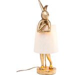 Design table lamp rabbit (kare design) with beauty flaws.