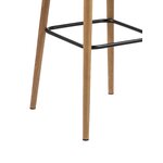 Dark brown bar stool nora (actona)
