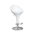 White design bar stool (ring) whole, in a box
