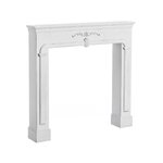 White fireplace frame (liam) whole, in a box
