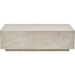 Coffee table with imitation marble (lesley) with a beauty flaw