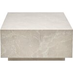 Coffee table with imitation marble (lesley) with a beauty flaw