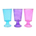 Set of colored drinking glasses 3 pcs (verano) whole, in a box