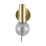 Golden wall lamp (wilson) intact