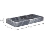Marble tray (venice) intact