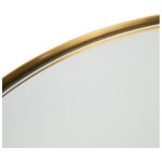 Kuldse Metallraamiga Ovaalne Seinapeegel (Lacie) 40x70