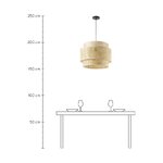Bamboo pendant light (finja) intact