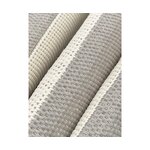 Grey-white striped carpet (axa) 80x250 intact