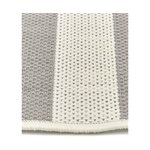 Grey-white striped carpet (axa) 80x250 intact