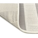Grey-white striped carpet (axa) 80x250 intact