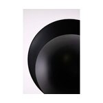 Musta designpöytävalaisin orbit (globen-valaistus) ehjä