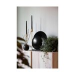 Musta designpöytävalaisin orbit (globen-valaistus) ehjä