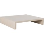 Low solid wood coffee table plateau (hkliving) with beauty flaws.