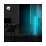 Musta led-lattiavalaisin lumos (asir) ehjä