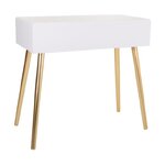Бело-золотой консольный столик janette (creaciones meng) в первозданном виде