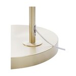 White-gold floor lamp (niels) with minor cosmetic flaws