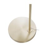 White-gold floor lamp (niels) with minor cosmetic flaws