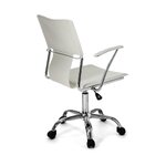 Balts biroja krēsls lūsis (tomasucci) ar kosmētiskiem defektiem