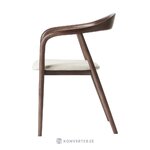 Brown design chair with upholstery (angelina) intact