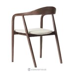 Brown design chair with upholstery (angelina) intact