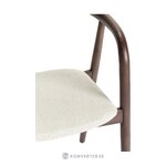 Brown design chair with upholstery (angelina) intact