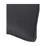 Juodas lininis pagalvės užvalkalas (lanya) nepažeistas