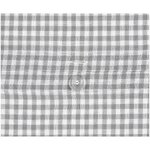 Checked cotton blanket bag (scotty) intact