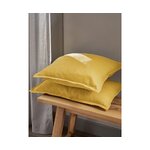 Mustard yellow linen pillowcase (lanya) intact