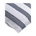 Blue and white striped cotton bedding set 2-piece (track) intact