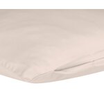 Šviesiai smėlio spalvos medvilninis pagalvės užvalkalas (patogus), nepažeistas
