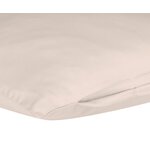 Light beige cotton pillowcase (comfort), intact