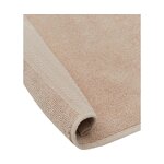 Brown cotton bathroom rug (premium) 70x120 intact