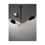 Black and gold ceiling light (johan) intact