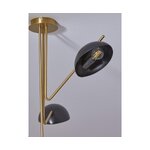 Black and gold ceiling light (johan) intact