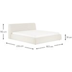 Light bed (cloud) 160x200 with a beauty flaw