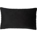 Black velvet pillowcase (lucie) intact