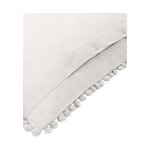 Šviesus medvilninis dekoratyvinis pagalvės užvalkalas (bommy) nepažeistas