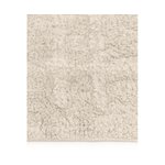 Light brown patterned cotton carpet (lines)