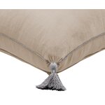 Подушка декоративная светло-коричневая (каролайн)