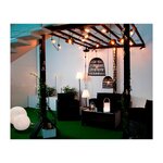 Outdoor led floor lamp (garden) with a beauty flaw