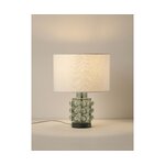 A small table lamp (olive) with a beauty flaw