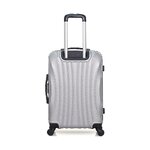 Gray medium suitcase moscou (hero) 63cm with cosmetic flaws